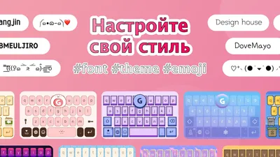 Скачать Дизайн клавиатуры – GIF, тема, смайлы, шрифт 8.0.5 для Android картинки