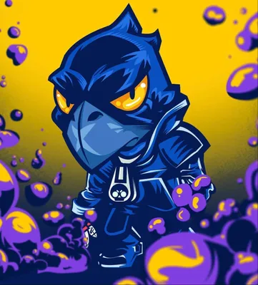 Jmacedo.vectorart в Instagram #Crow #Brawlstars #Fanart | Милые картины, Музыкальные картины, Страшные монстры картинки