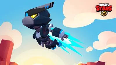 Brawl Stars Crow Mecha обои | Обои, Потасовка, Постер картинки