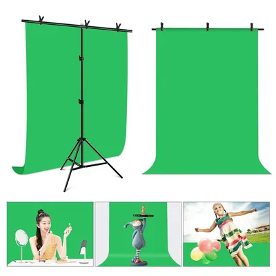 PULUZ 1x2m T-Shape Photo Studio Фон Поддержка Стенд Фон Перекладинка  Комплект кронштейнов с зажимами(G купить недорого — выгодные цены,  бесплатная доставка, реальные отзывы с фото — Joom картинки