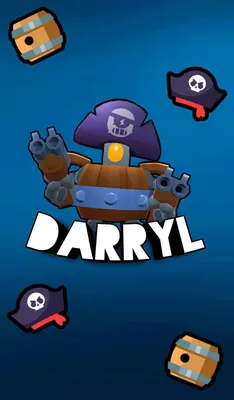 ☆ Wallpaper Darryl ☆ | Brawl Stars Amino Oficial Amino картинки