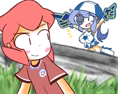 questionable, artist:koichiko (artist), artist:koishiko (artist), brawl  stars, cheering, colt (brawl stars), darryl (brawl stars), eye patch,  female, long hair, mascot costume, pirate, smile, smiling - rule34.lol картинки