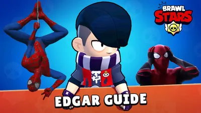 Геймплей Brawl Stars с Человеком-пауком Funny Edgar Game🤣😂 - YouTube картинки