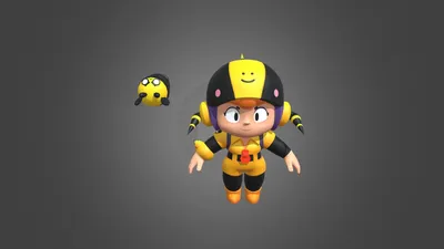 Wasp Bea Brawl Stars - Скачать бесплатную 3D модель от Onilak24 (@Onilak) [d638d76] картинки