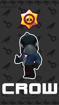 Ворона из Brawl Stars | Planos de fundo, Corvo, Desenho картинки