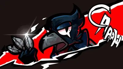 Скачать обои Crow Fan Illustration Brawl Stars картинки