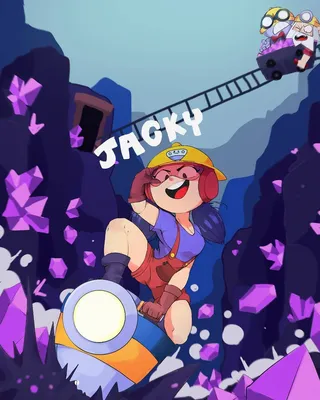 4,741 Me gusta, 36 комментариев - D A O N G U E N (@daon4045) en Instagram: \"💎💎JACKY 💎💎 . . #Brawlstars #brawl_stars #brawlstarsfanart … | Стар арт, Драка, Аниме картинки