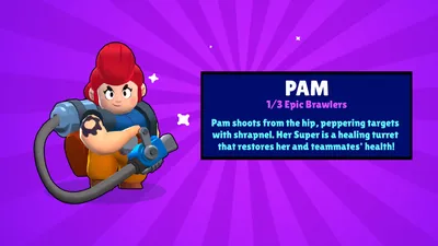 Pam Brawl Stars Wallpapers - Топ бесплатных фонов Pam Brawl Stars картинки