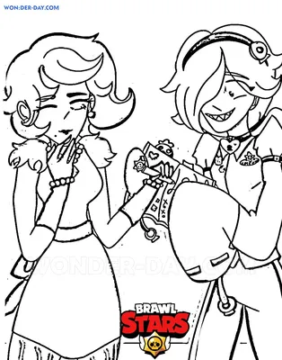 Lola Brawl Stars coloring pages | Free coloring pages картинки