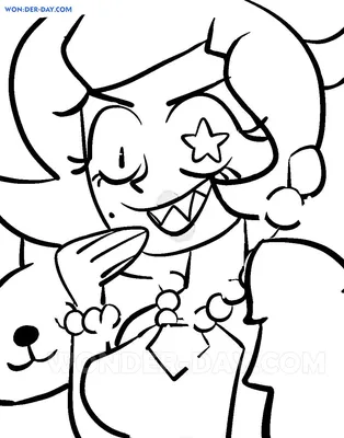 Lola Brawl Stars coloring pages | Free coloring pages картинки