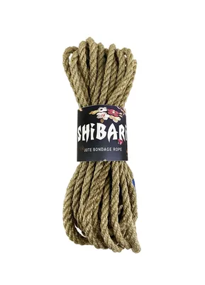 Купить Джутовая веревка для Шибари Feral Feelings Shibari Rope 8 м серая  Кайф, цена 296 грн — Prom.ua (ID#1655348775) картинки