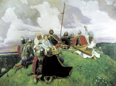 Картина Васнецова, русские воины, богатыри - обои на телефон картинки