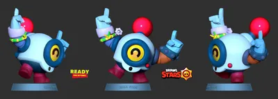 Нани из Brawl Stars - Готовая к печати 3D-модель от Sinh Nguyen картинки