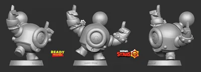 Нани из Brawl Stars - Готовая к печати 3D-модель от Sinh Nguyen картинки