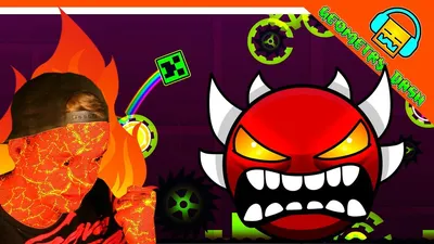 ВПЕРВЫЕ В ГЕОМЕТРИ ДАШ 😈 Geometry Dash Прохождение - YouTube картинки