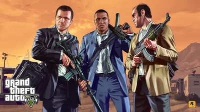 Обои, арты, постеры, плакаты GTA 5 (скачать обои гта 5 для рабочего стола в  HD для Андройд и iOS, wallpapers Grand Theft Auto V) картинки