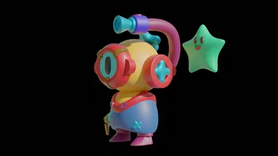 STL-Datei OTIS - Brawl Stars・3D-Druck-Idee zum Herunterladen・Культы картинки