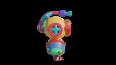 STL-Datei OTIS - Brawl Stars・3D-Druck-Idee zum Herunterladen・Культы картинки