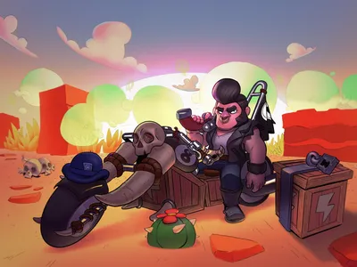 Bull Brawl Stars Wallpapers - Top Free Bull Brawl Stars Backgrounds картинки