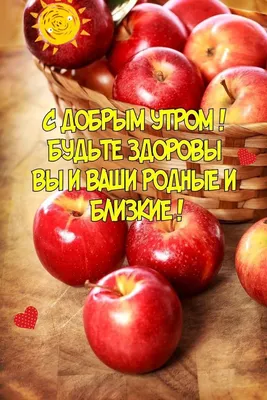 ДОБРОЕ УТРО! 🦋☀🍎💐🌞🌿🍎☀🦋 БУДЬТЕ ЗДОРОВЫ! 💗 | Доброе утро, Смешные  открытки, Вдохновляющие фразы картинки