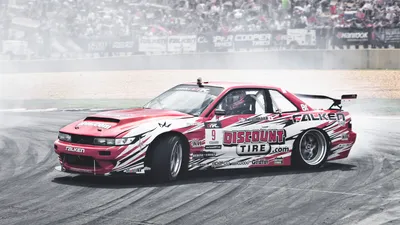 Картинка авто, занос, дрифт, дым, s13, соревнования, Nissan silvia, drift  1920x1080 скачать обои на рабочий стол бесплатно, фото 59646 картинки