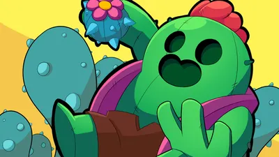 Brawl Stars Spike Wallpapers - Лучшие бесплатные обои Brawl Stars Spike картинки