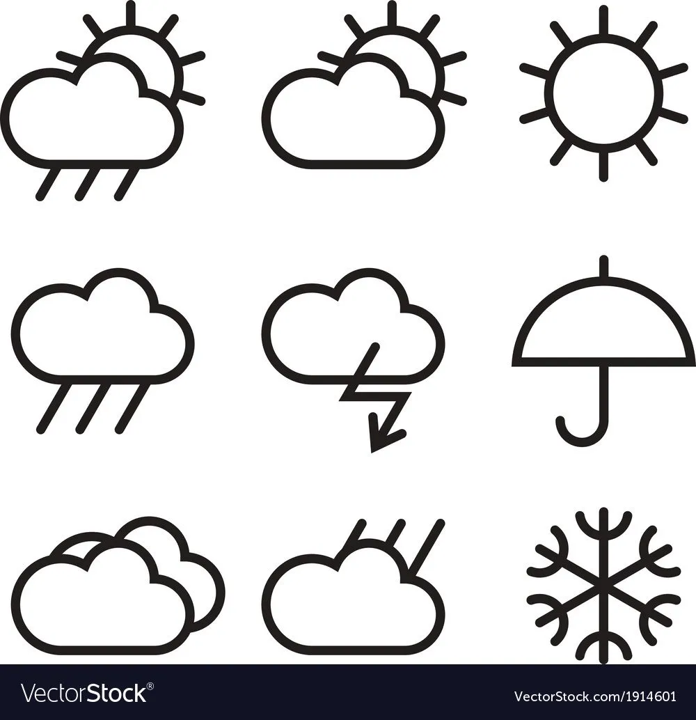 Знаки погоды впр. Погодные знаки и изображения. Знаки погоды картинки. Погода легкий рисунок. Условные обозначения погоды для детей.