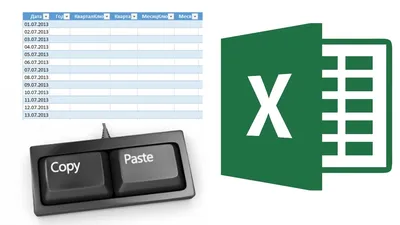 Как скопировать и вставить таблицу в Excel - YouTube картинки