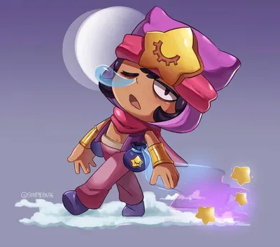 Автор:shiningmoon76 в Twitter/Insta #Sandy #Brawlstars #Fanart #Brawler | Звездный арт, Чиби, Дизайн персонажей картинки