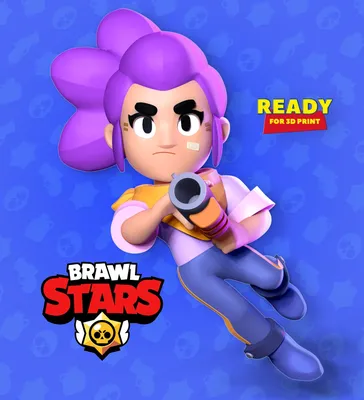 Shelly - Brawl Stars - Готовая к печати 3D-модель от Sinh Nguyen картинки