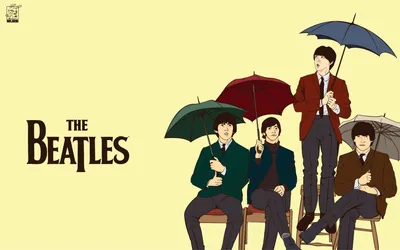 Скачать обои The Beatles Cool Art Hd картинки