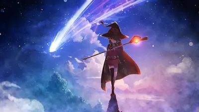 4K Konosuba Megumin 60Fps живые обои на рабочий стол - DesktopHut Видео Обои  | Живые Обои картинки