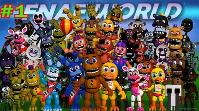 БИТВА АНИМАТРОНИКОВ ГОЛОВА ФРЕДДИ ПРОТИВ ВСЕХ АНИМАТРОНИКОВ ИГРА FNAF WORLD  #1 игра ФНАФ ВОР - YouTube картинки