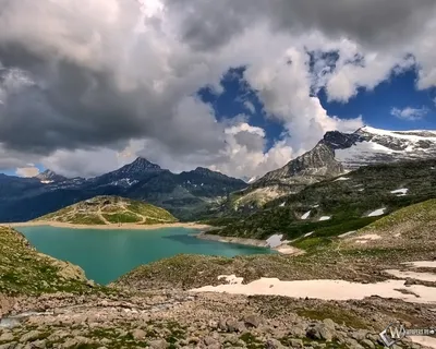 Скачать обои Где-то в горах (Горы, Вода, Камни, Небо) для рабочего стола  1920х1536 (5:4) бесплатно, Фото Где-то в горах Горы, Вода, Камни, Небо на  рабочий стол. | WPAPERS.RU (Wallpapers). картинки