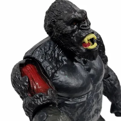 Игровая фигурка Кинг-Конга (King Kong), с боевым топором и телебашней, 15  см (id 93134477) картинки