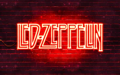 Скачать обои Led Zeppelin red logo, 4k, red brickwall, british rock band, Led Zeppelin logo, music stars, Led Zeppelin neon logo, Led Zeppelin для монитора с разрешением 3840x2400. Высококачественные HD-изображения картинки