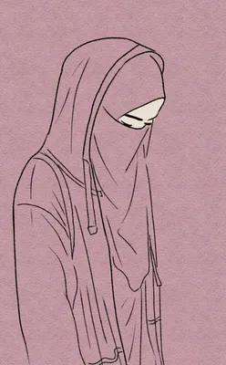 Muslimah illustration | Lukisan wanita, Gambar, Kartun hijab картинки