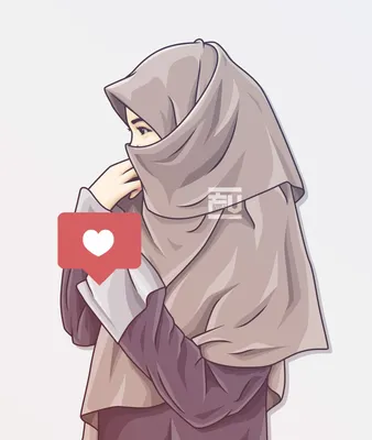 Pin on Hijab vector картинки