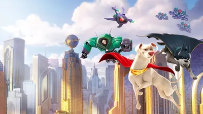 Бэтмен, Супермен, Суперпес Крипто, Лекс Лютор, Джессика Круз 4K HD DC League of Super-Pets Обои | HD-обои | ID №109915 картинки