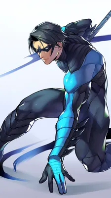 Скачать обои ID: 427814 / Comics Nightwing Phone Wallpaper, DC Comics, Dick Grayson, 750x1334 скачать бесплатно картинки