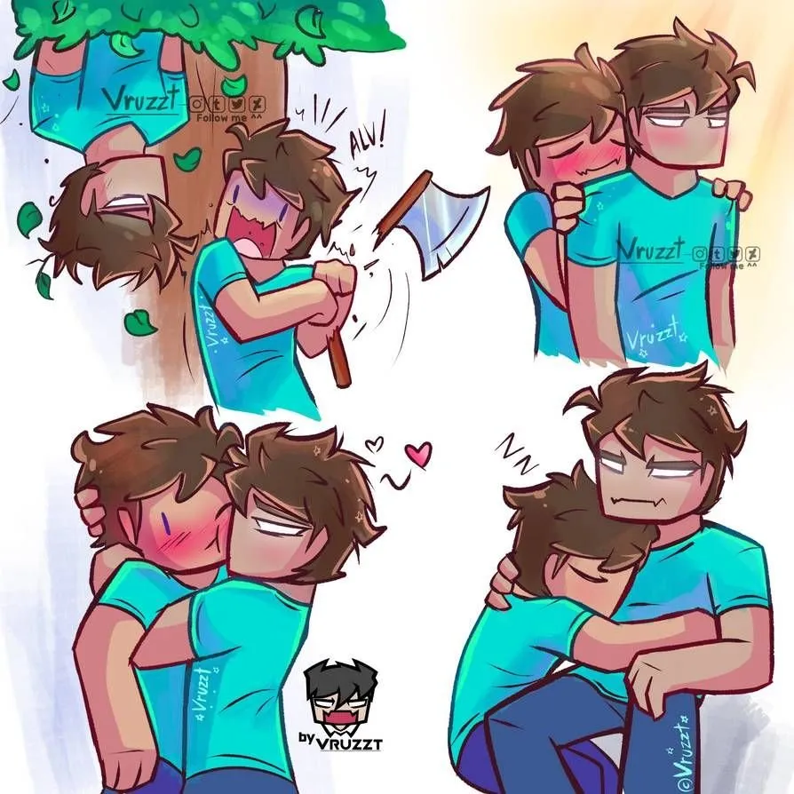 Herobrine x steve wattpad