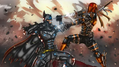 Batman Vs Deathstroke Dc Fight 5k, HD Superheroes, 4k обои, изображения, фоны, фото и картинки картинки