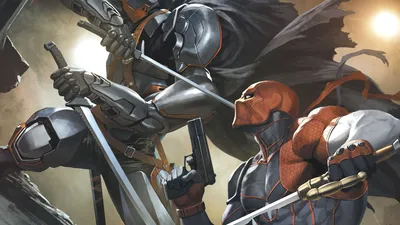 Бэтмен Dc Comics Deathstroke Обои - Разрешение: 2602x1463 - ID: 1100949 картинки