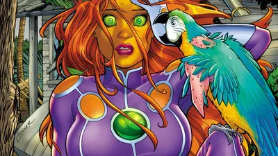 48806 Starfire HD, DC Comics, Starfire (DC Comics) - редкая галерея HD обои картинки