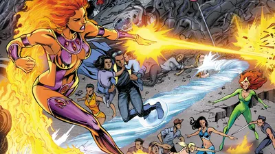 77673 DC Comics HD, Static (DC Comics), Mera (DC Comics), Vixen (DC Comics), Starfire (DC Comics) - Rare Gallery HD Wallpapers картинки