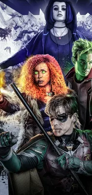 1080x2280 Beast Boy Raven And Starfire In Titans 2018 One Plus 6, Huawei p20, Honor view 10, Vivo y85, Oppo f7, Xiaomi Mi A2 HD 4k Обои, изображения, фоны, фото и картинки картинки