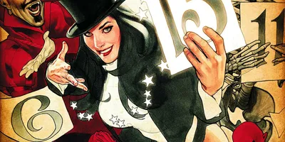 Zatanna, женщины, комиксы DC, красный фон, фигурки, цилиндр, рыболовные сети | 1920x1080 Обои - wallhaven.cc картинки