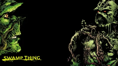 Сделал обои Swamp Thing из обложек первых двух TPB Алана Мура, если кто-то хочет: r/comicbooks картинки