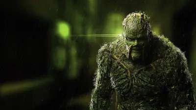 37185 Swamp Thing 4K - Редкая галерея HD обоев картинки