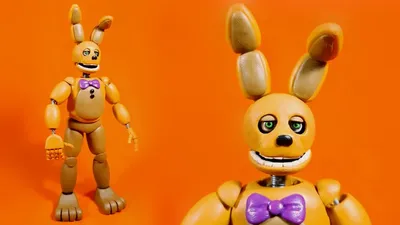 SPRING BONNIE🐰 😱😱(FNAF FAN MADE/FREDBEAR'S FAMILY DINER) PLASTILINA✓✓✓  PORCELANA✓✓ POLYMER CLAY✓ - YouTube картинки